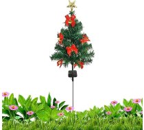 Solarbetriebener Weihnachtsbaum - wasserdichte Weihnachtslampe, Gartenlicht | Weihnachtsbaumbeleuchtung für Pfad, Terrasse, Rasen, Haus, Outdoor, Geburtstag, Einweihung
