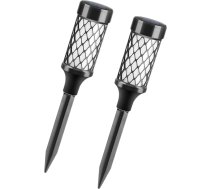 Sosoport Solar Lawn Spotlight Pack of 2 Garden LED Landscape Light Saules apgaismojums pagalma celiņam Patio āra apgaismojums
