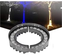 12W LED gredzenu aptveroša koku gaisma - 220V krāsains koku apgaismojums āra ūdensizturīgs IP65 koku ainavu lampai dārzam (balta gaisma)