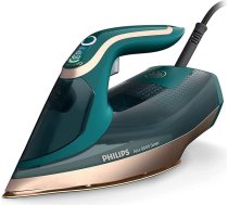 Philips Azur 8000 sērijas tvaika gludeklis - 70 g/min nepārtraukta tvaika padeve, 240 g turbo tvaika, 3000 W jauda, OptimalTEMP tehnoloģija, zaļš opāls (DST8030/70)