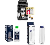 De'Longhi Magnifica Evo ECAM 292.81.B Pilnībā automātisks kafijas automāts ar LatteCrema piena sistēmu + oriģinālais EcoDecalk DLSC 500 ūdens atkaļķošanas filtrs DLSC002