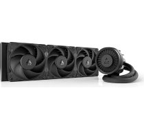 ARCTIC Liquid Freezer III Pro 360 - ūdens dzesēšana, AIO CPU ūdens dzesētājs, 3 x 120 mm, 38 mm radiators, PWM sūknis, VRM ventilators, AMD AM5/AM4, Intel LGA1851/1700 kontakta rāmis - melns