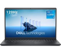 Dell 15 klēpjdators DC15250 15,6 collu FHD (1920 x 1080) 120 Hz, Intel Core i5-1335U, Intel UHD Graphics, 16 GB DDR4 RAM, 512 GB SSD, Windows 11 Home, QWERTY tastatūra - melns
