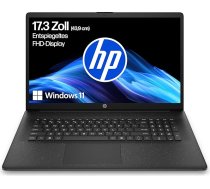 HP klēpjdators ar 17,3" FHD displeju, AMD Ryzen 3 7320U, 8 GB DDR5 RAM, 512 GB SSD, AMD Radeon Graphics, Windows 11, QWERTZ, sudraba ar 25 GB Dropbox atmiņas uz 12 mēnešiem