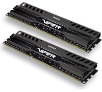 Patriot Memory Viper 3 Black Mamba atmiņas modulis 8 GB (1600 MHz, CL9, 2 x 4 GB) DDR3-RAM komplekts