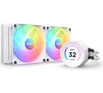 NZXT Kraken Series - AIO CPU dzesētājs - pielāgojams LCD displejs - augstas veiktspējas ventilators - saderīgs ar Intel un AMD Socket - Elite 240 RGB - balts