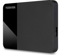 Toshiba 2TB Canvio Ready portatīvais ārējais cietais disks, 2,5 collas, ar SuperSpeed USB 3.2 Gen 1, saderīgs ar Microsoft Windows 7, 8 un 10, melns, HDTB410EK3AA