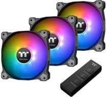 Thermaltake Pure 12 ARGB TT Premium Edition Sync radiatora ventilators - melns (3 gabali)