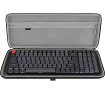 GEEKRIA 90%-96% Keyboard Case saderīgs ar Keychron K4 / K4 HE RK Royal KLUDGE RK96 / RK100 Hard Case Travel Bag for 100 Keys Mechanical Gaming Keyboard (Dark Grey)