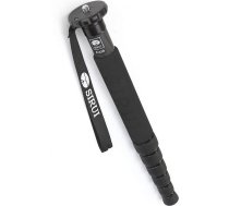 SIRUI P-326 oglekļa šķiedras monopods Augstums 155 cm, svars 0,45 kg, maksimālā slodze 10 kg, ar karabīni un kompasu