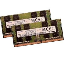 Samsung 32GB (2×16GB) DDR4 2666MHz DDR4 2666MHz operatīvā atmiņa portatīvajiem datoriem | 260-Pin SO-DIMM | M471A2K43CB1-CTD | PC4-21300 | 1.2V | Dual Rank | Jauninājums portatīvajiem datoriem/nebookiem/Mini PC