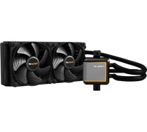 klusēt! Silent Loop 2 240 mm, ūdens dzesēšana "viss vienā", 2x Silent Wings 3 120 mm PWM ātrgaitas ventilators, ARGB LED diodes, komplektā ARGB kontrolieris, BW010