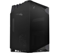 SilverStone SST-LD03B Lucid Mini Tower Mini-ITX datora korpuss, zema trokšņainība pie augstas gaisa plūsmas, 3x tonēts rūdīts stikls