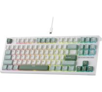 RK ROYAL KLUDGE C87 HE Rapid Trigger Gaming Keyboard, 87 taustiņi TKL Wired Mechanical RGB, Hall Effect magnētiskais slēdzis ar regulējamu iedarbināšanas punktu, 8kHz samplēšanas ātrums, FPS Gamer, QWERTY