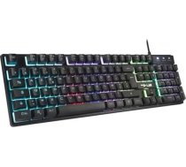 G-Lab Keyz Caesium TKL spēļu tastatūra USB 87 taustiņi QWERTY tastatūra Multicolor LED Backlit Gaming Compact No Numeric Keypad for PC/PS4/PS5/XBOX, balta