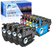 GoToners LC3213 kasetnes saderīgas ar Brother LC3213 LC-3213 LC3211 kasetnes priekš DCP-J572DW DCP-J772DW DCP-J774DW MFC-J497DW MFC-J491DW MFC-J890DW MFC-J895DW (10 gab.)