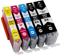 Canon PGI-580 XXL CLI-581 XXL ar mikroshēmu, kas saderīgs ar Pixma TS6150 TS6151 TR7550 TR8550 TS8150 TS8151 TS8152 TS9150 TS9155