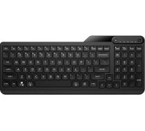 HP 460 Bluetooth tastatūra ar 12 programmējamiem taustiņiem, izturīga pret šķidrumiem, ātra sinhronizācija, regulējams slīpums, spāņu QWERTY tastatūra, melna