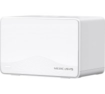 Mercusys Halo H25BE Mesh WiFi komplekts (2 gab.), Wi-Fi 7 BE3600 Dual Band maršrutētājs un retranslators, 3 × gigabitu pieslēgvietas katrā ierīcē, MU-MIMO, WPA3, bērnu bloķētājs, ieteicams 2-4 guļamistabu mājokļiem