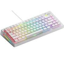 Glorious Gaming GMMK 3: mehāniskā tastatūra, TKL 75 %, modulēta tastatūras sistēma, dubultā PBT tastatūra, alumīnija slīpne, karstā nomaiņa (3/5 kontakti), amerikāņu QWERTY - Weiß