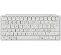 Keychron bezvadu tastatūra B1 Pro Ultra Slim 75% Itāļu ISO QWERTY izkārtojums ZMK, 3 režīmi 2.4GHz/Bluetooth/Wired, saderīga ar Windows/Mac, Ivory White