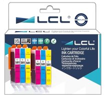 LCL 581 XXL CLI-581XXL daudzpaku kasetnes Canon 581XXL printeru kasetnēm, kas saderīgas ar Canon Pixma TS6350 TR8550 TS6150 TS705 TS9550 TS8150 TS6351 TS8150 TS8151 TS8250 (2C/2M/2Y)