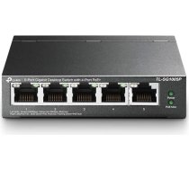 TP-Link TL-SG1005P 5 portu gigabitu galddatora komutators ar 4 portu PoE