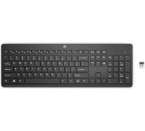 HP 230 bezvadu tastatūra, klusiem un ērtiem taustiņu spiedieniem, ciparu tastatūra, QWERTY izkārtojums, saderīga ar Windows PC, Chromebook, klēpjdatoriem, klēpjdatoriem, Mac, līdz 16 mēnešiem darbojas ar akumulatoru, USB diegls iekļauts komple