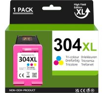 Oeggoink 304XL krāsu kasetnes (1 iepakojums) - saderīgas ar HP 304 Colour | HP Envy 5000 5030 5020 | HP DeskJet 2630 3750 3720