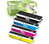 970XL 971XL kasetnes saderīgas ar HP 970 970 tintes kasetnēm 971 XL printeru kasetnes, kas paredzētas HP Officejet Pro X476dw X576dw X451dw X576dw X451dw X551dw kasetnēm (1 melna, 1 zilā, 1 magenta, 1 dzeltena)