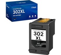 302XL melns HP 302 XL melns aizstājējs Envy 4525 4527 Officejet 3830 4652 5220 5230 3831 Deskjet 3630 2130 1110 3634 3639 Envy 4522 printerim (1 melns)