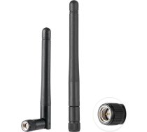 Vecys Dual Band WiFi antena 2.4GHz 5GHz 5.8GHz 3dBi MIMO SMA Male antena bezvadu maršrutētājam Wifi karte PCIe maršrutētājs Videonovērošanas monitors 2 Pack