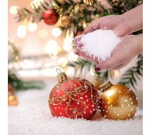 Mākslīgās sniegpārslas Ziemassvētkiem, balts mākslīgais sniegs rokdarbiem, ziemas pulveris, sniegpārslas, dekoratīvas mākslīgās sniegpārslas Ziemassvētku eglītei, svētkiem, ziemas ballītei,