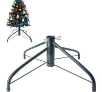 AddGrace Ziemassvētku eglītes statīvs Salokāms metāla Ziemassvētku eglītes statīvs Piemērots 3,2 cm diametra eglītēm Mājas dekorēšanai 65 cm Zaļš