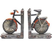 Vintage velosipēdu grāmatu turētāji, dekoratīvs sveķu grāmatu turētājs ar neslīdošu virsmu, grāmatu organizētājs grāmatu plauktam, rakstāmgaldam, mājas biroja dekorēšanai