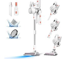 Ultenic U10 Pro 30000Pa bezvadu putekļsūcējs, akumulatora putekļsūcējs, bez maisiņa, 400 W, 35 minūšu darbības laiks, pret matiem, bezvadu rokturis, putekļsūcējs ar suku cietām grīdām, paklājiem, automašīnām, dzīvnieku matiem