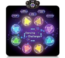 GOLDGE bērnu deju paklājs dāvana meitenēm un zēniem vecumā no 3 līdz 12 gadiem, uzlādējams deju paklājs ar 8 LED gaismām un Bluetooth, mūzikas paklājs dzimšanas dienas un Ziemassvētku rotaļlieta