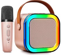 Karaoke mikrofons bērniem un pieaugušajiem: Wowstar karaoke mikrofons bērniem – mini karaoke iekārta – karaoke komplekts ar Bluetooth skaļruni – dāvanas meitenēm – mūzikas instrumentu piederumi