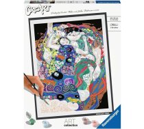 Ravensburger CreArt 23649 – Jaunava (Gustavs Klimts) – Gleznošana pēc skaitļiem pieaugušajiem, DIY gleznošanas komplekts ar otu un akrila krāsām, dāvana sievietēm un vīriešiem, gleznošana pieaugušajiem