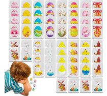 Mahjong spēle - Mahjong spēles komplekts, 24 mm flīzes | Designs Travel Interactive Set, flīzes ar 65 flīzēm dzimšanas dienām Faitiva Ziemassvētku svinībām (2,4 x 1,6 cm)