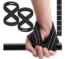 RDX svarcelšanas siksnas, 8. attēls, pretslīdēšanas siksnas ar aprocēm, plaukstas atbalsts sporta zāles treniņiem, spēka trīscīņa, kultūrisms, svarcelšana, fitnesa spēka treniņi, rokas stieņa rokturi vīriešiem