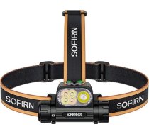 SOFIRN HS22 LED uzlādējams galvas lukturis, 2700 K - 6500 K, 2500 LM, punktveida un plūstošs apgaismojums, C tips, IPX6, galvas lukturis ar 7 gaismas režīmiem, piemērots kempingam, pastaigām, makšķerēšanai, darbam un sportam