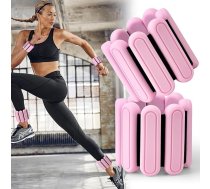 Jueachy svara aproces, plaukstas svari, potīšu svari 1 kg, 2 gab. komplekts (0,5 kg uz aproci) Hanteles sievietēm, regulējami roku svari skriešanai, jogai, aerobikai, pilates, fitnesa aproces