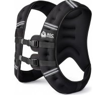 Roc Outdoor svara veste vīriešiem un sievietēm, 5 lb/10 lb/15 lb/20 lb/30 lb svara veste ar atstarojošām strīpām treniņiem, spēka treniņiem, skriešanai, iešanai, fitnesam, svara zaudēšanai