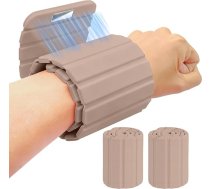 2 roku un kāju svaru komplekts, magnētiskas svaru aproces, izgatavotas no ādai draudzīga silikona, ultraplānas un klusas (0,5/1 kg) jogai, pilatesam un mājas fitnesam