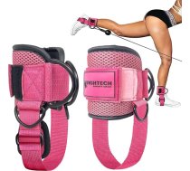 FIGHTECH potītes siksnas kabeļu trenažiera pievienojums sporta zālei – kabeļu atsitiena potītes siksnas – polsterētas potītes aproces atsitieniem ar kājām un kāju treniņiem