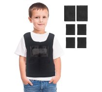 Bērnu svara veste ar sensorām problēmām, nomierinoša svara kompresijas veste bērniem – ietver 6 noņemamus svarus