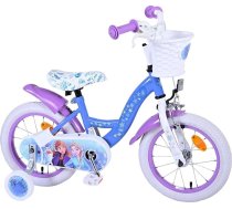 Volare Disney Frozen 2 bērnu velosipēds 14 collas zils/violets