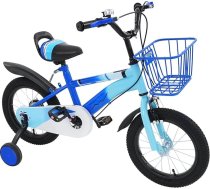 14 collu uzlabots bērnu velosipēds, augstuma regulējams iesācējiem, bērnu velosipēds ar stabilizatoriem un grozu, meiteņu velosipēds, zēnu velosipēds, līdzsvara velosipēds meitenēm un zēniem vecumā no 3 līdz 6 gadiem