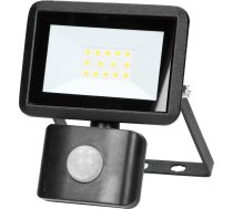 FARO S LED prožektors ar PIR 10W, 800lm, IP44, 4000K, alumīnija + stikls